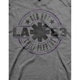 thumbnail image 3 of Red Hot Chilli Peppers - Camiseta LA 83 para Adultos Unisex (Gris Jaspeado), 3 of 3