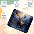 thumbnail image 3 of Elk Gaming Mousepad Square, 8.3x9.8 Inch Non-Slip Rubber Bottom Printed Mouse Mat for Office and Gaming, 3 of 6