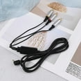 thumbnail image 6 of Black AV Cable HDTV Component Cable Adapter Cord Extension Line Compatible for Console, 6 of 7