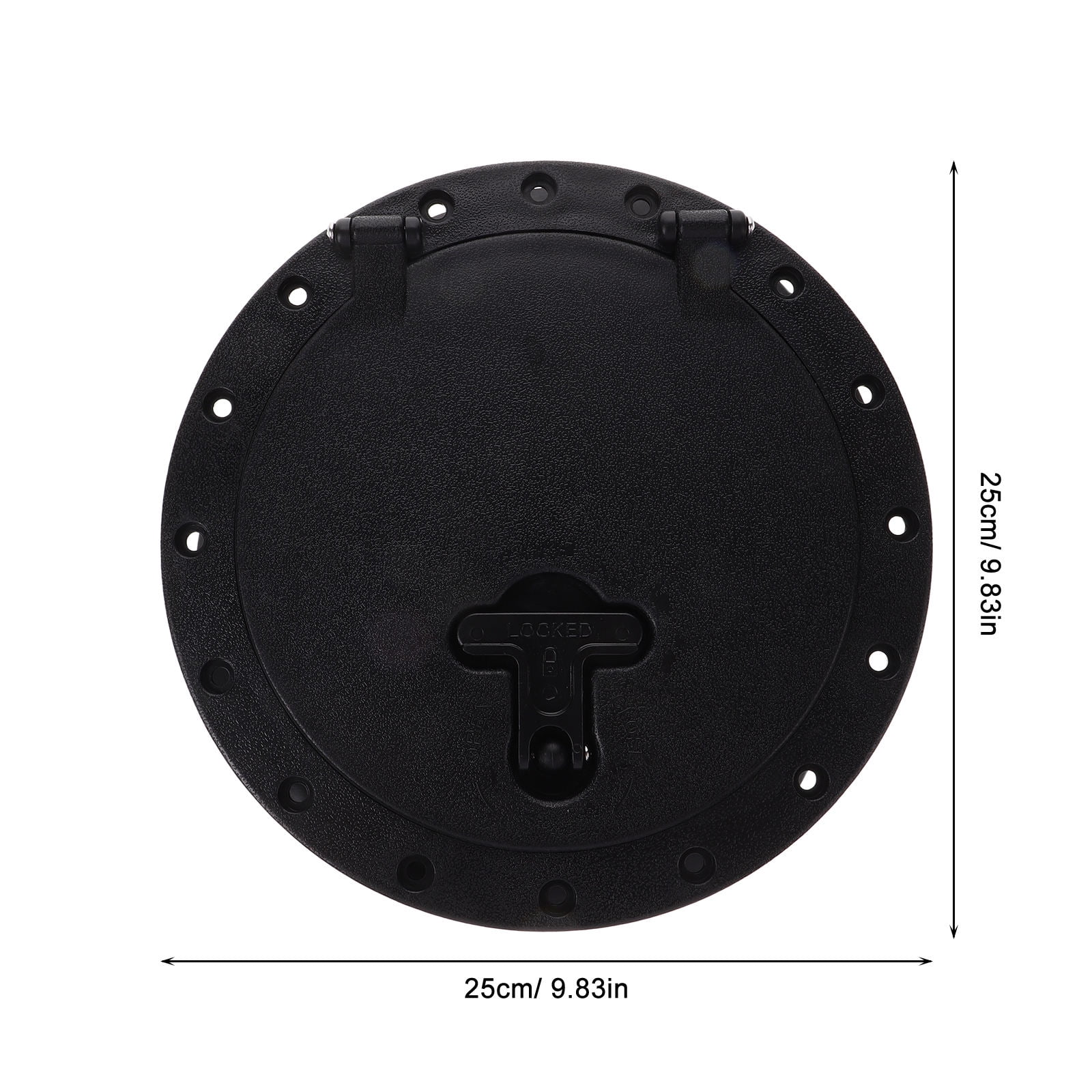 HOMEMAXS HOMEMAXS 8 Inch Kayak Hatch Plate Cover Kit with Storage Bag for Kayak Marine Boat Fishing Rigging Canoe Accessories