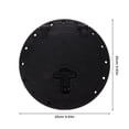 thumbnail image 4 of TABLZONE Kayak Cover Hatch Cover Black Abs Circular Waterproof For Kayaking 1Pack 9.82X9.82X1.18In, 4 of 5
