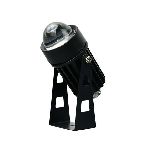 Foco LED de pared 250LM IP65 Impermeable Fiesta de iluminación de paisaje resistente a la intemperie 180 grados Lámpara giratoria de un haz para barra de jardín Luz blanca cálida Eigraketly HA011797-02B