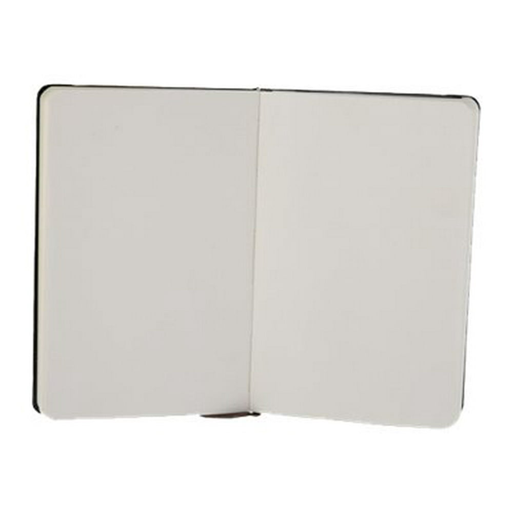 Moleskine Pocket Notebook 3.5 in x 5.5 in 192 pages plain black cardboard Walmart