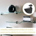 thumbnail image 5 of Adjustable Glass Shelf Brackets for 2-21mm Thick Glass, 4-Pack, 5 of 7