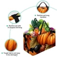 thumbnail image 3 of Maple Ieaf Pumpkin Large Foldable Beach Bag Oxford Cloth Shopping Bag Storage Bin Laundry Organizer, 3 of 7