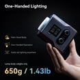 thumbnail image 4 of Lámpara de vídeo SMALLRIG RC 60B COB con batería y cargador de 3400 mAh, 4 of 9