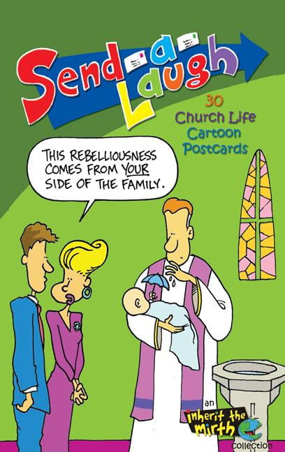 30 Church Life Cartoon Postcards Walmart Walmart