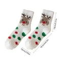 thumbnail image 3 of geerera Christmas Fuzzy Socks, Warm Winter Fluffy Socks, for Holiday Gift, Cozy Home Wear, 3 of 6
