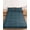Blue, Steel, Slate, Ocean, variant on Queen Size Fitted Sheet Set - Brown 3 Piece Bedding Sets 16" Deep Pocket Fitted Sheet with 2 Pillowcases, Farmhouse Vintage Chocolate Solid Color Brushed Microfiber Hotel Luxury Bed Sheets