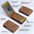 thumbnail image 3 of Tarjetero Furid Smart Wallet RFID de fibra de carbono para hombre, 3 of 8