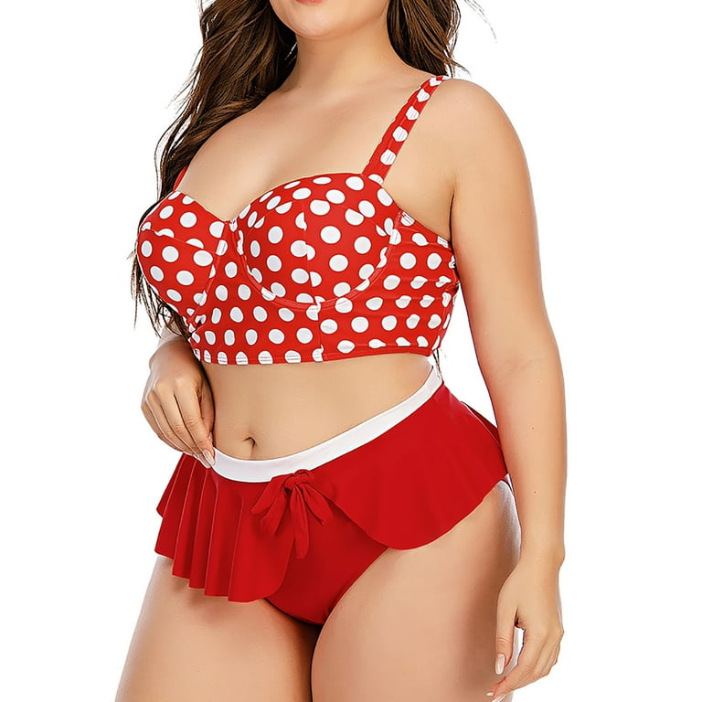 YWDJ Womens Bathing Suits 2 Piece Bikini Plus Size Large Bust