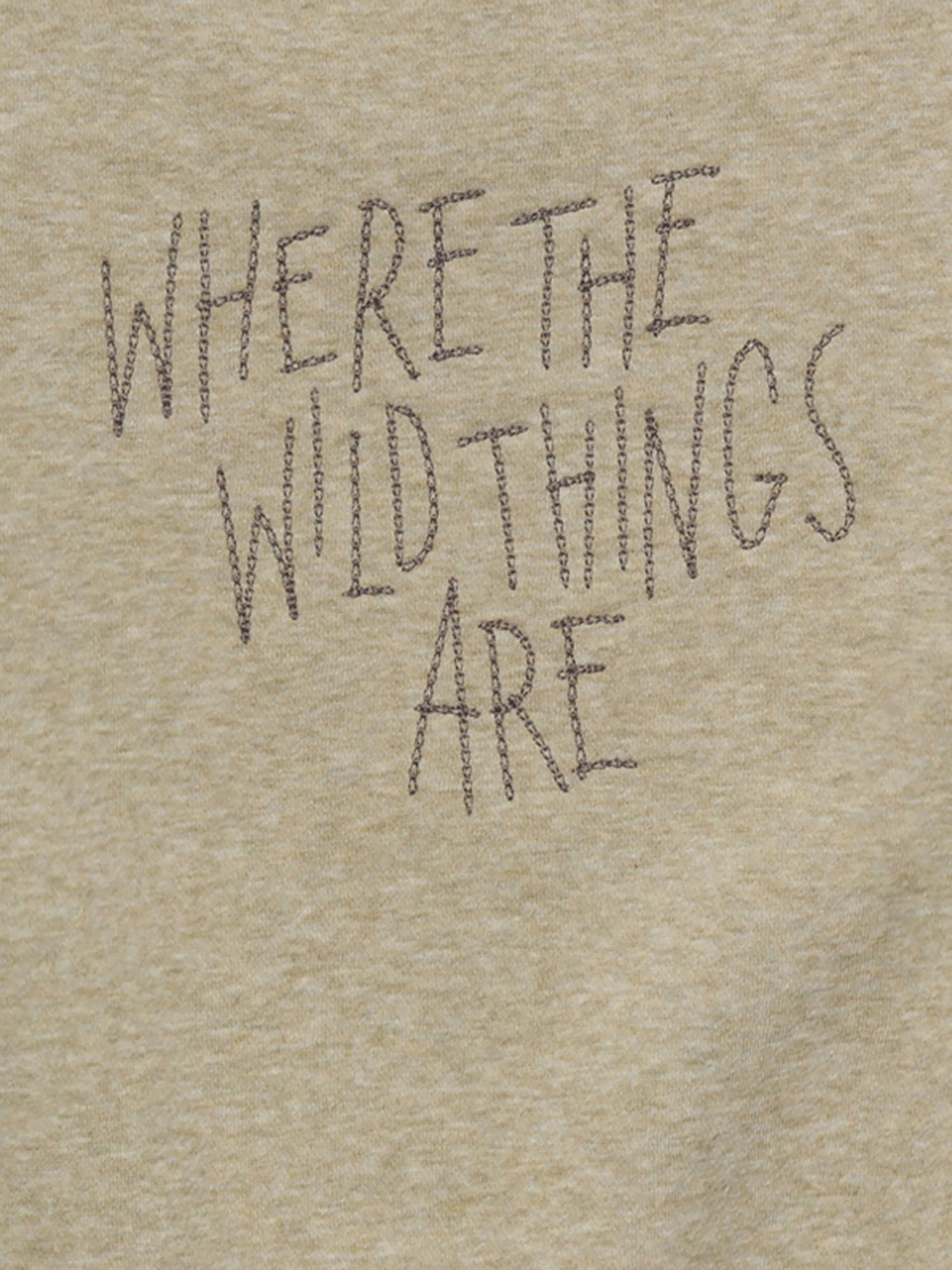 Modern Moments x Where the Wild Things Are Baby and Toddler Neutral Sweatshirt, Sizes 0/3 Months - 5T