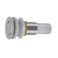 thumbnail image 3 of Desagüe de lavabo de baño de acero inoxidable pulido, galvanizado, con tapa abatible, antibloqueo, corto, para lavabo de tocador, para cocina doméstica., 3 of 14
