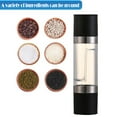 thumbnail image 3 of GEERERA 2-in-1 Salt & Pepper Grinder Set, Double Head Grinder, Stainless Steel Manual Grinder, 3 of 7