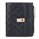 thumbnail image 1 of Cartera pequeña para mujer, billetera minimalista de cuero PU con dos pliegues y tarjetero, 1 of 5
