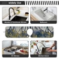 thumbnail image 7 of Deer Autumn Forest Kitchen Sink Splash Guard for Faucet 2 Packs Faucet Absorbent Mats Winter Trees Retro Faucet Handle Drip Catcher Quickly Drying Mat for Kitchen Counter Bathroom, 30"x5.5", 7 of 7