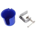 thumbnail image 3 of Zxpjkyu Desk Cup Holder Table Edge Clamp Portable Space Save Auto Drinking Bottle Holder Blue Dia 7.5cm, 3 of 9