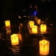 thumbnail image 3 of Velas LED parpadeantes con luces de té, velas con pilas, velas LED sin llama, velas votivas, velas falsas para Halloween, 24 Uds., 3 of 5