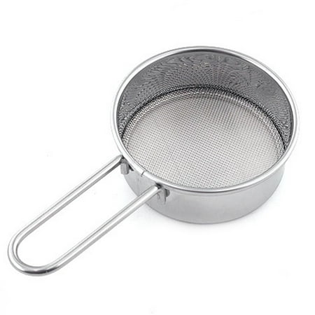 

Yannee Wire Extra Fine Mesh Strainer with Handle Stainless Steel Sieve Fine Mesh Strainers for Kitchen Rice Juice Quinoa Food Flour Baking Silver