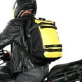 thumbnail image 2 of Motorcycle Bag Tail Bag Waterproof Large Capacity Backpack Pannier Bag Versatile Bag with straps (Yellow, 30L), 2 of 8
