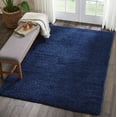 thumbnail image 6 of Nourison Malibu Shag Solid Shag Navy 5'3" x 7'3" Area Rug, (5' x 7'), 6 of 8