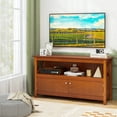 thumbnail image 2 of Costway 44" TV Stand Console Wooden Storage Cabinet Shelf Media Center Television Stand, 2 of 10