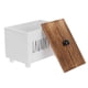 thumbnail image 5 of GOOHOCHY Soporte de madera para toallitas secadoras, organizador para lavandería, caja de almacenamiento rústica para lavandería, contenedor de toallitas secadoras de ropa estilo granja, soporte para, 5 of 7