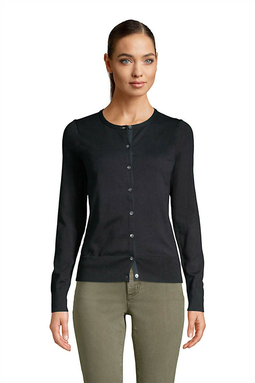 lands end cotton cardigan