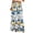 White, variant on Womens Pants Elastic Waist Printed Wide Leg Drawstring Pocket Full Length Pants