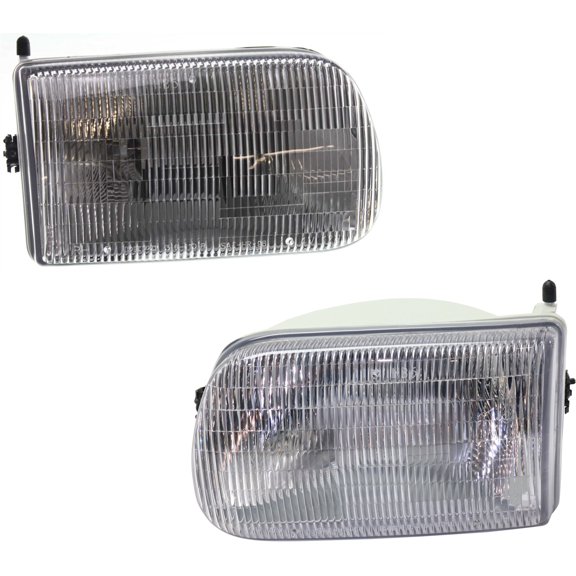 Garage-Pro Driver and Passenger Side Headlight for Mazda B2300 Base SE 1994-1997 Also Fits B4000 Halogen With bulb(s) Replaces# ZZM051040 ZZM051030