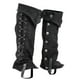 thumbnail image 2 of Botas de pirata de Halloween para hombre Botas de pirata de cuero esmerilado Cubierta de zapatos Traje medieval retro de lujo , negro Salvador Cubrebotas Pirata, 2 of 9