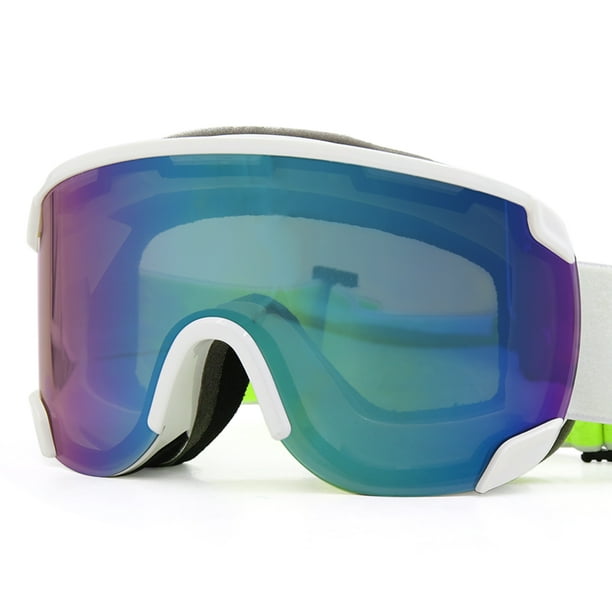 LY-100 Authorized Ski Snowboard Goggles OTG UV400 Proteciton White ...