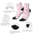 thumbnail image 5 of Rateoe Cute Pig Pattern Quarter Crew Socks,Toe Seamed Ankle Socks,Cotton Cushioned Breathable Athletic Crew Sports Socks, 5 of 7