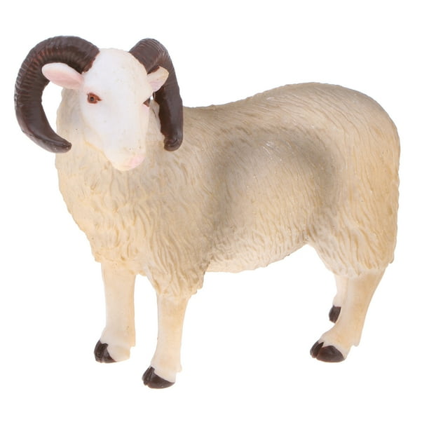 Plástico Modelo de Animales Sunnimix Figurine Juguete Ovejas