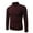 Wine(New), variant on PNTUTB Men's Casual Ribbed Thickened Undershirt Solid Color Turtleneck Long Sleeve Slim Comfort Wram Pullover Tops