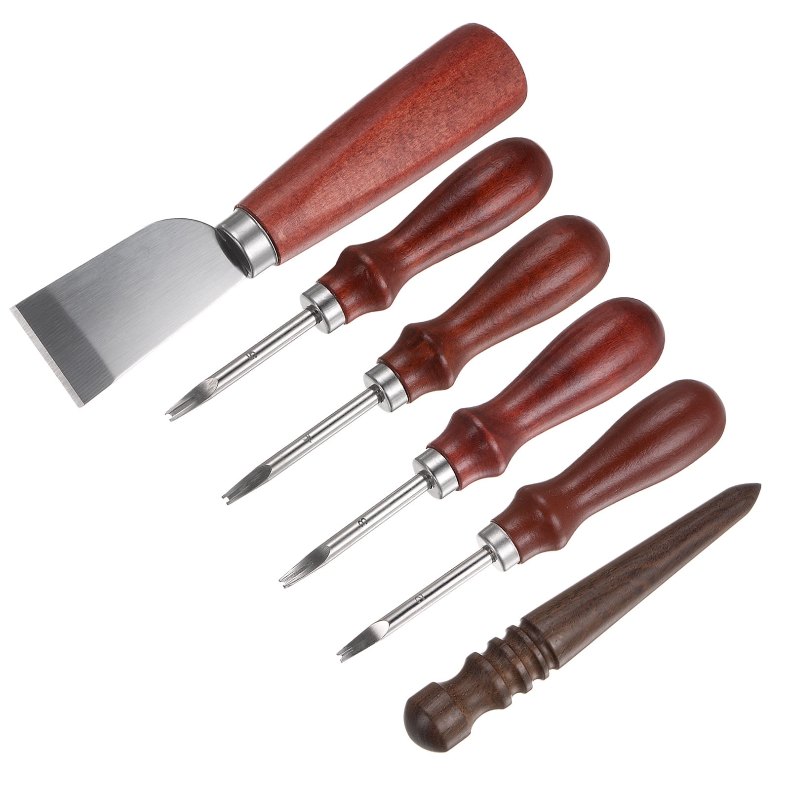 Leather Knife Set, Edge Bevelers Cutting Knife Burnisher Tool for DIY Craft