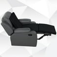 thumbnail image 7 of 3-in-1 Recliner Seat Cushion with Lumbar Support Pillow & Footrest, Multi-Functional Adjustable Height 2" to 6" for You to Choose, Non-Slip Foam Chair Cushion for Elderly, Black, 7 of 7