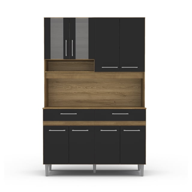 Cocina Mobi Benin Color Negro con Café