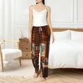 thumbnail image 6 of Lsque Log Cabin Inside Print Women's Pajama Pants, Lounge Pant - Comfortable Home Wear,Elastic Waistband, Stylish Design-XX-Large, 6 of 9