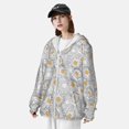 thumbnail image 3 of Lsque Daisies Flowers UPF 50+ Lightweight Sun Protection Men's Women's Long Sleeve Shirt, Hoodie Performance -3X-Large, 3 of 9