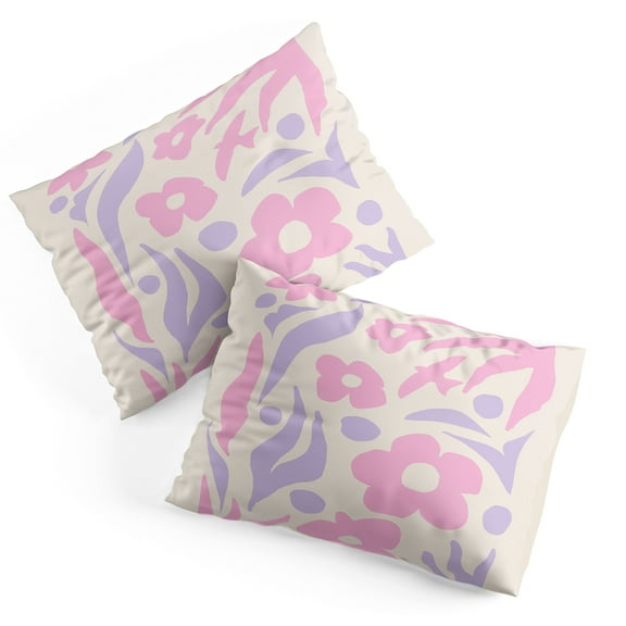 Society6 Grace Last Summer Pillow Sham Cotton King Set of 2 Kit