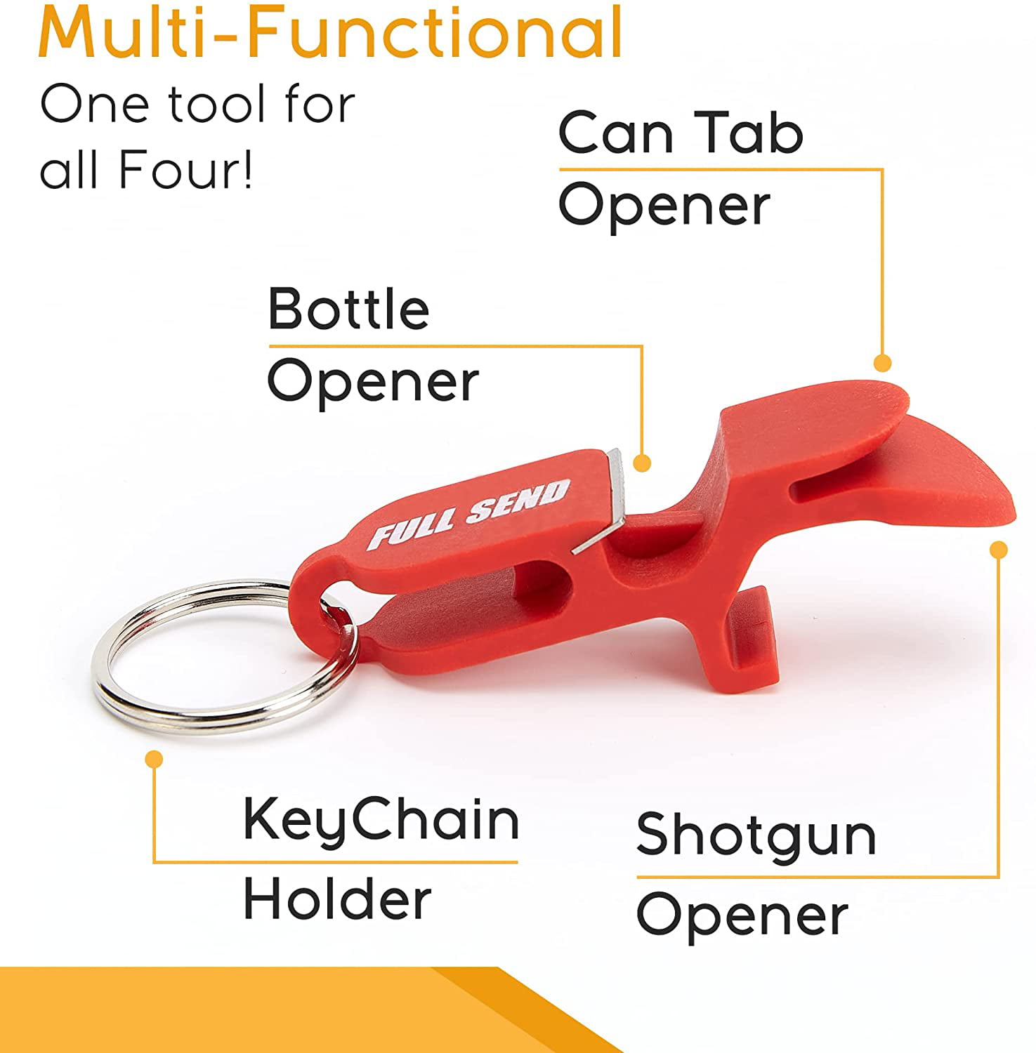 Songo Metal Full Send Shotgun Tool for Bottle Opener Keychain Nelk Boy —  CHIMIYA
