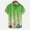 Green, variant on OKBOP Mens Button Up Shirts,Summer Button Up Oversized Beach Short Sleeve Striped Casual Crew Neck T-shirt with Pocket Fathers Day Gift Clearance Green L(8)