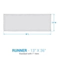 thumbnail image 4 of Park Designs Mist Chadwick Table Runner 36"L, 4 of 5