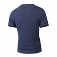 thumbnail image 5 of IhhxPro Men's Knit V-Neck Fitness Tee Quick Dry Stretchable Ribbed Workout Shirt Athletic Gym Activewear Slim Fit Casual Summer Training Top S-3XL, 5 of 9