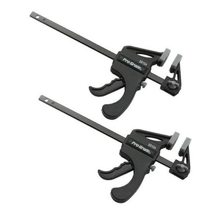 UPC: 0035794591526 | Pro-Grade 59154 4 in. Mini Ratcheting Bar Clamp – Pack of 2