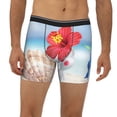 thumbnail image 2 of Lsque Pikmin Pattern Men's Performance Stretch Underwear, Athletic Long Leg Briefs，Moisture-Wicking-Small, 2 of 6