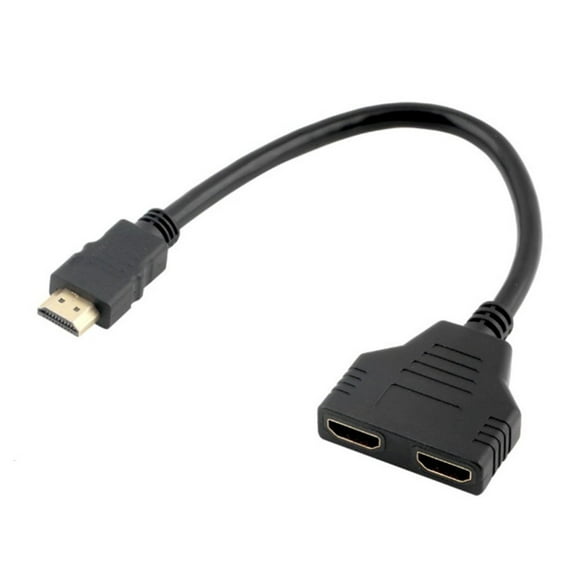 Adaptateur de Câble HDMI 1.4B Séparateur HDMI 1 en 2 Connecteur de Câble HDMI Concentrateur de Port