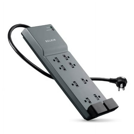 UPC: 0722868599570 | Belkin Surge Protector  8 Outlet Surge Protector  3550J  6 ft Cord  Black