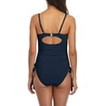 thumbnail image 5 of Women Ribbed One Piece Swimsuits Tie Side High Cut Bathing Suits, 5 of 8